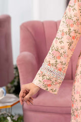 NUSL3337 Printed Lawn Suit - Unstitched 3Pc