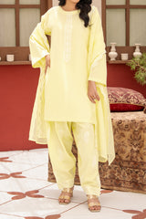 NPSLE3130 Chiness Lawn Suit - Stitched 3Pc