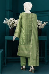 NPS3057 - Jacquard Lawn Stitched 3Pc