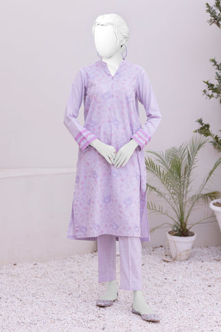 NPS2024 Lilac Embroidered Lawn 2Pc