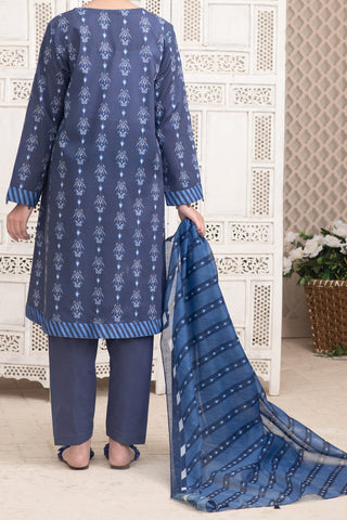 NUS3001 Digital Printed Cambric Suit - 3Pc