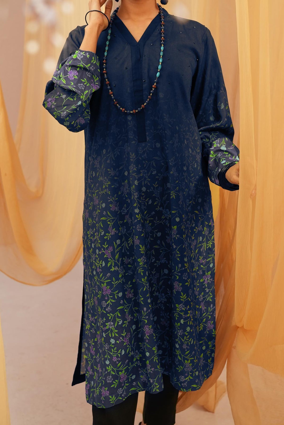 NVS6 Viscose Digital Printed Shirt - 1 Pc
